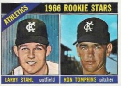 1966 Topps Baseball Cards      107     Rookie Stars-Larry Stahl RC-Ron Tompkins RC
